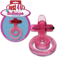 Bullseye jelly vibrating cock ring