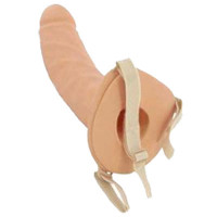 6.5 inch Latex Lover Hollow Strap On