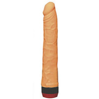 8 1/2 inch Penis Shaped Dildo multi speed Flesh vibrator